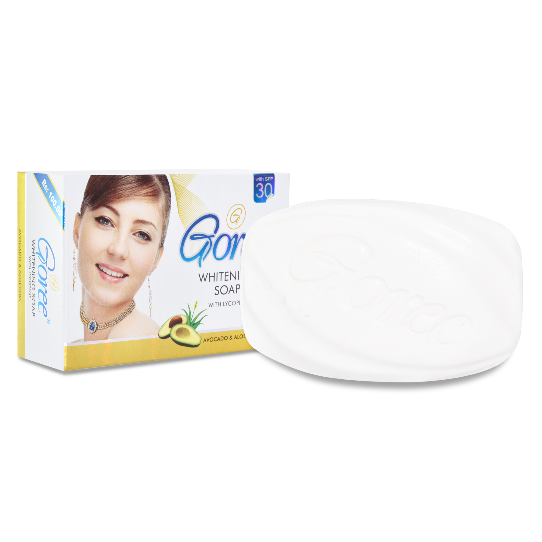 GOREE WHITENING SOAP WITH LYCOPENE FEATURES 100g